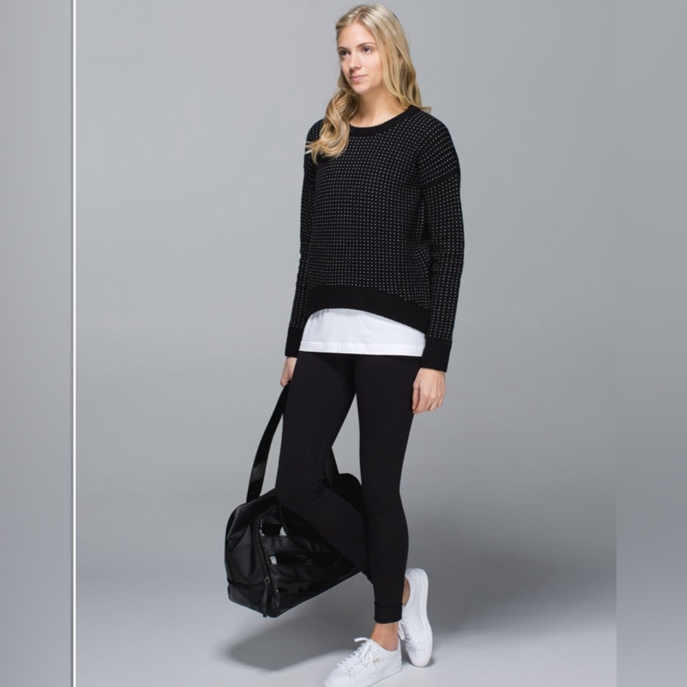 LULULEMON yogi zip wool sweater